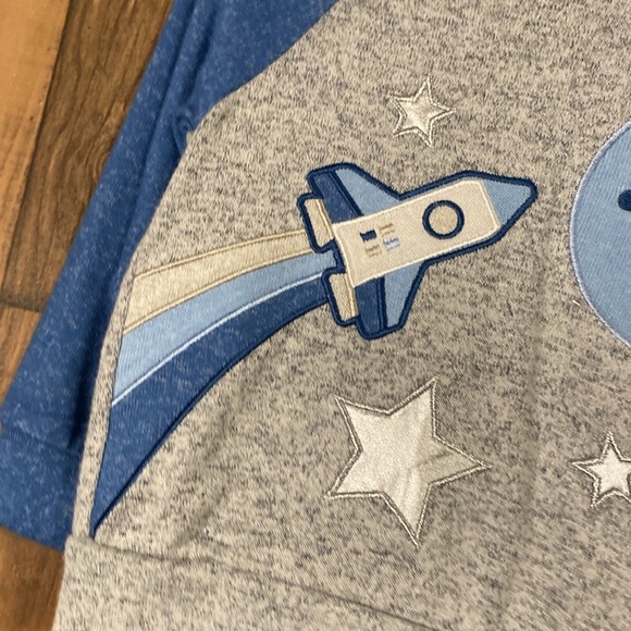 🚀 ROBEEZ blue space top and bottom with pockets - Picture 4 of 16